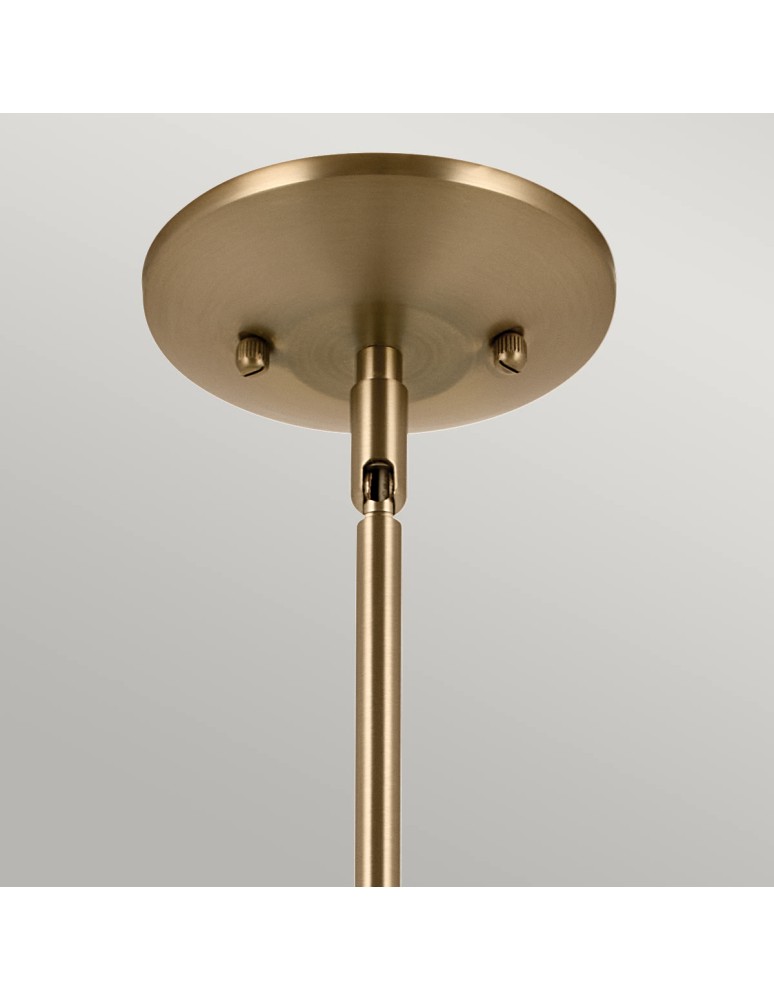 Elstead Lampa wisząca Deela 1 źródło światła Szampański brąz KL-DEELA-P-CPZ