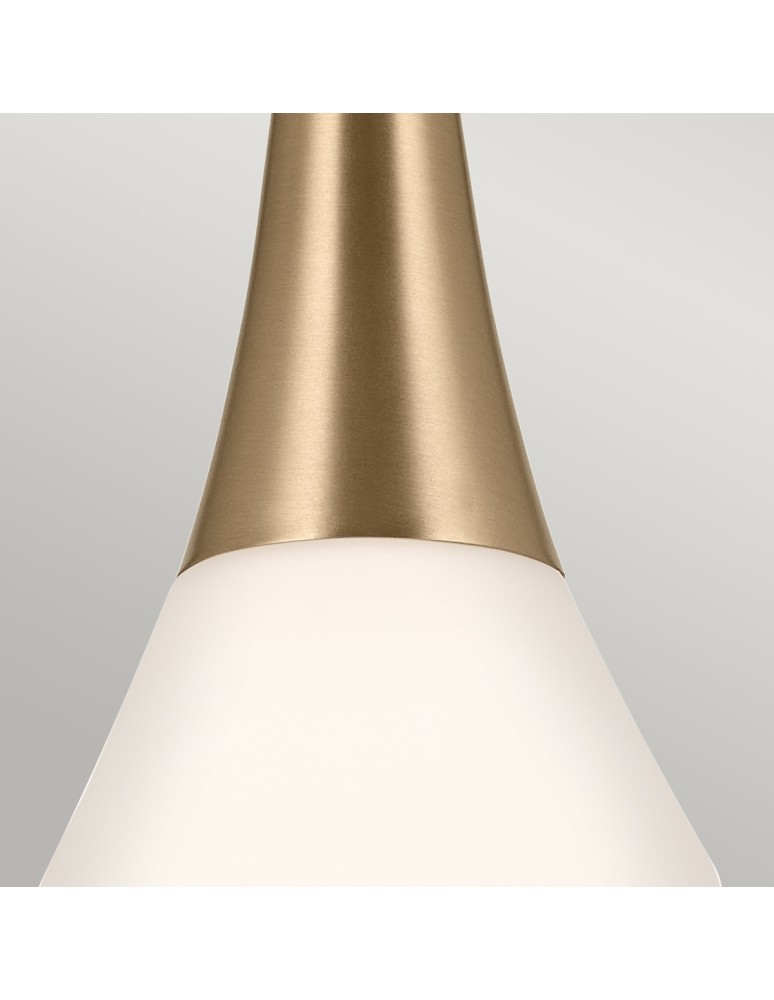 Elstead Lampa wisząca Deela 1 źródło światła Szampański brąz KL-DEELA-P-CPZ