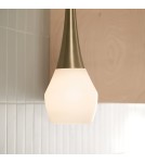Elstead Lampa wisząca Deela 1 źródło światła Szampański brąz KL-DEELA-P-CPZ
