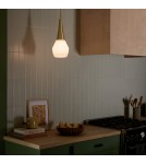 Elstead Lampa wisząca Deela 1 źródło światła Szampański brąz KL-DEELA-P-CPZ