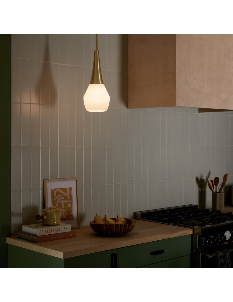 Elstead Lampa wisząca Deela 1 źródło światła Szampański brąz KL-DEELA-P-CPZ