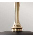Elstead Lampa wisząca Delarosa 1 źródło światła Czarny, szampański KL-DELAROSA-P-BK
