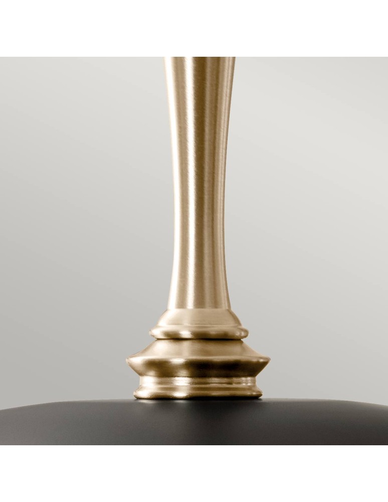 Elstead Lampa wisząca Delarosa 1 źródło światła Czarny, szampański KL-DELAROSA-P-BK