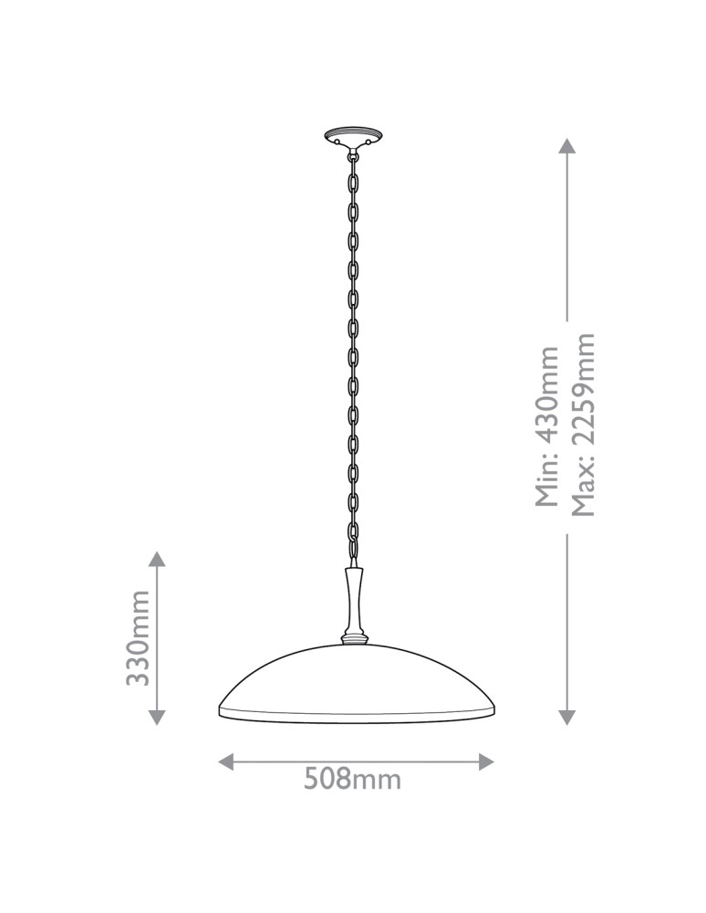 Elstead Lampa wisząca Delarosa 1 źródło światła Czarny, szampański KL-DELAROSA-P-BK