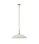 Elstead Lampa wisząca Delarosa 1 źródło światła Biały, szampański KL-DELAROSA-P-WH
