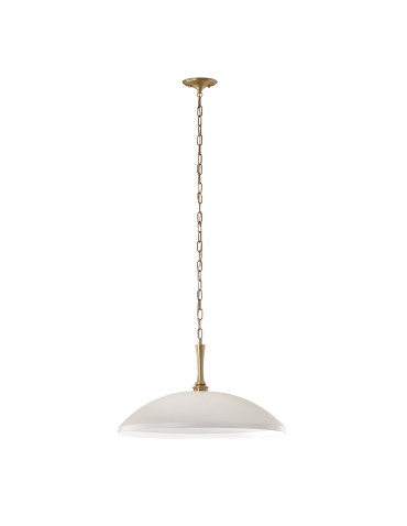 Elstead Lampa wisząca Delarosa 1 źródło światła Biały, szampański KL-DELAROSA-P-WH