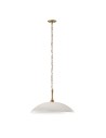 Zobacz Elstead Lampa wisząca Delarosa 1 źródło światła Biały, szampański KL-DELAROSA-P-WH
