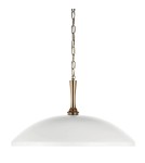 Elstead Lampa wisząca Delarosa 1 źródło światła Biały, szampański KL-DELAROSA-P-WH