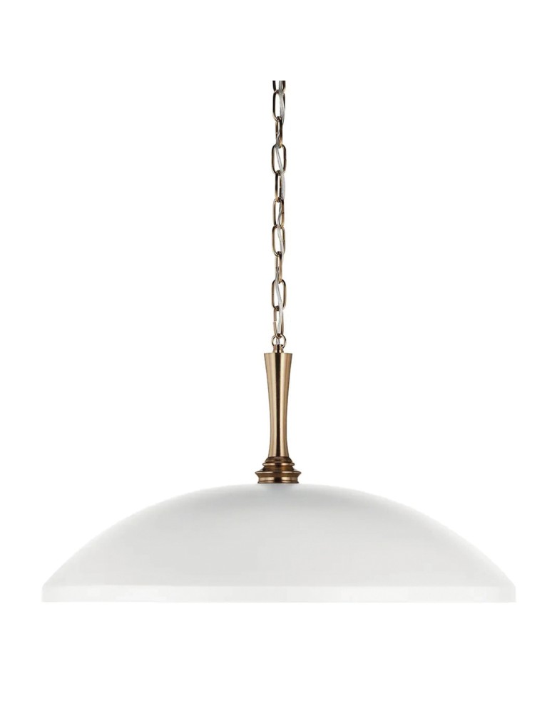 Elstead Lampa wisząca Delarosa 1 źródło światła Biały, szampański KL-DELAROSA-P-WH