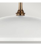 Elstead Lampa wisząca Delarosa 1 źródło światła Biały, szampański KL-DELAROSA-P-WH