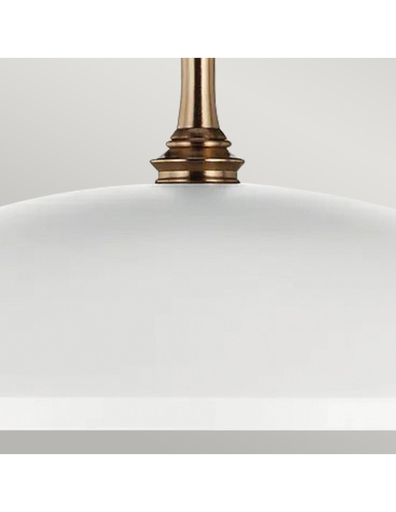 Elstead Lampa wisząca Delarosa 1 źródło światła Biały, szampański KL-DELAROSA-P-WH