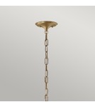 Elstead Lampa wisząca Delarosa 1 źródło światła Biały, szampański KL-DELAROSA-P-WH