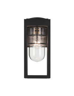 Elstead Mała latarnia naścienna Hone 1 źródło światła Strukturalna czerń IP44 Zewnętrzna KL-HONE-S-BKT - product 2