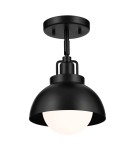 Elstead Kinkiet, Półplafon, Lampa wisząca Niva 1 źródło światła Czarny KL-NIVA-1W-1P-BK
