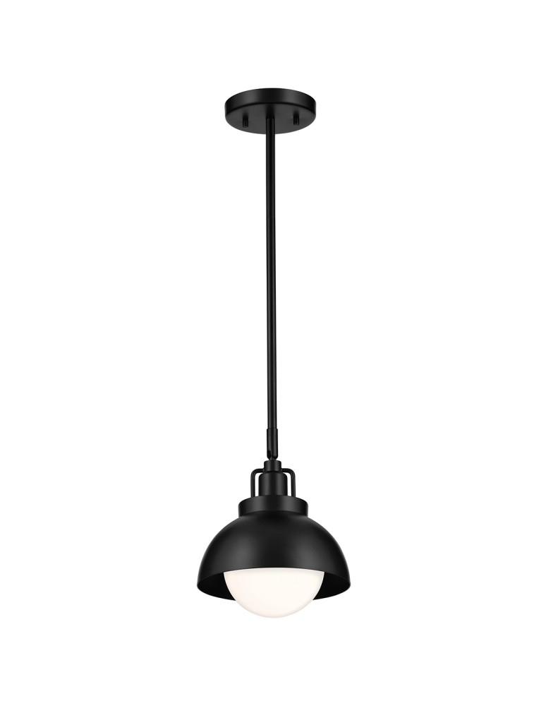 Elstead Kinkiet, Półplafon, Lampa wisząca Niva 1 źródło światła Czarny KL-NIVA-1W-1P-BK