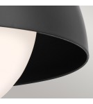 Elstead Kinkiet, Półplafon, Lampa wisząca Niva 1 źródło światła Czarny KL-NIVA-1W-1P-BK