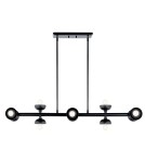 Elstead Lampa wyspowa Palta 10 źródeł światła Satynowa czerń KL-PALTA-LP10-BK