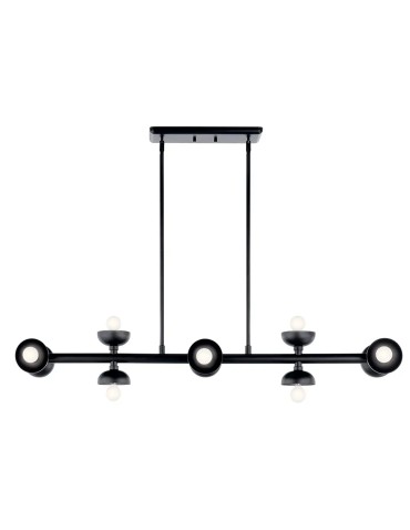 Elstead Lampa wyspowa Palta 10 źródeł światła Satynowa czerń KL-PALTA-LP10-BK - product 2