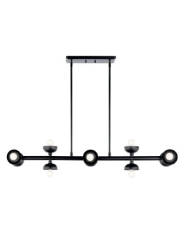 Elstead Lampa wyspowa Palta 10 źródeł światła Satynowa czerń KL-PALTA-LP10-BK - product 2