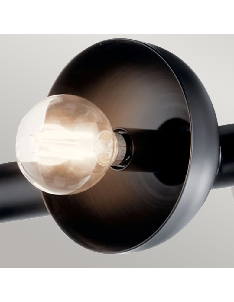 Elstead Lampa wyspowa Palta 10 źródeł światła Satynowa czerń KL-PALTA-LP10-BK
