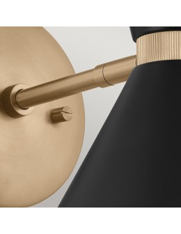 Elstead Kinkiet Phix 2 źródła światła Szampański brąz KL-PHIX-1W-CBB - product 2