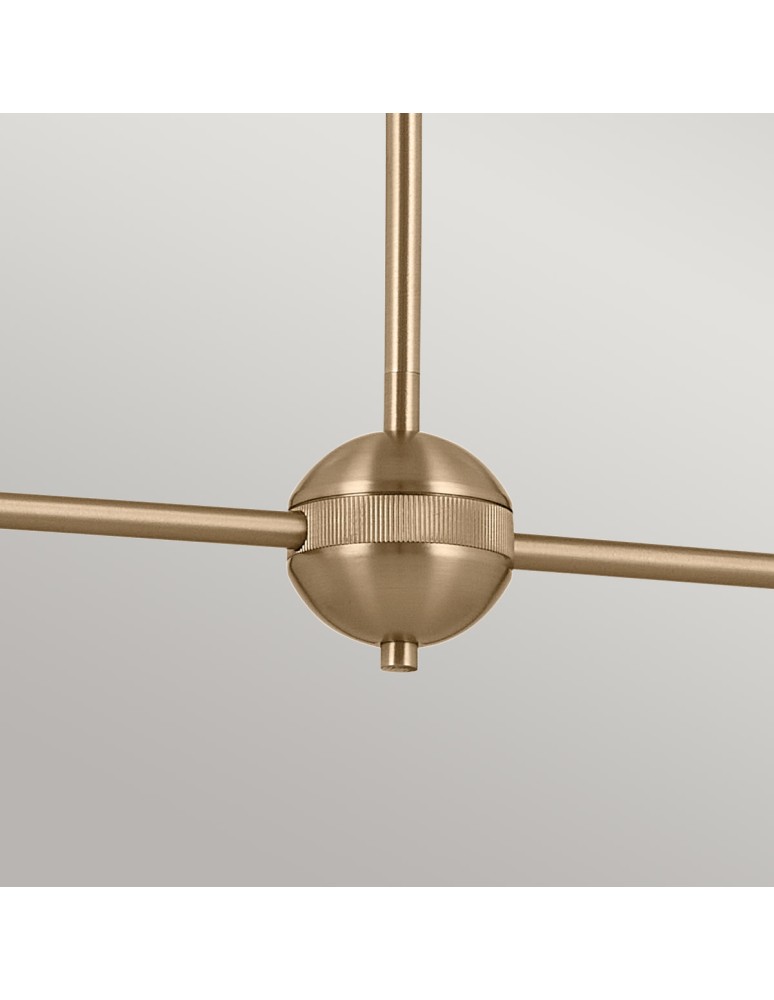 Elstead Lampa wyspowa Phix 4 źródła światła Szampański brąz KL-PHIX-2-LINEAR-CBB