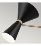 Elstead Lampa wyspowa Phix 4 źródła światła Szampański brąz KL-PHIX-2-LINEAR-CBB
