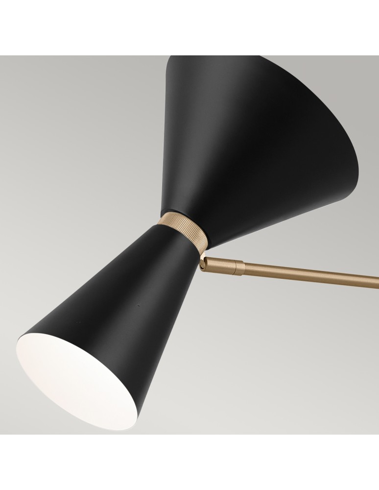 Elstead Lampa wyspowa Phix 4 źródła światła Szampański brąz KL-PHIX-2-LINEAR-CBB