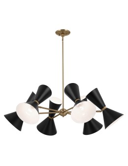 Elstead Żyrandol Phix 12 źródeł światła Szampański brąz KL-PHIX-6-CBB - product 2