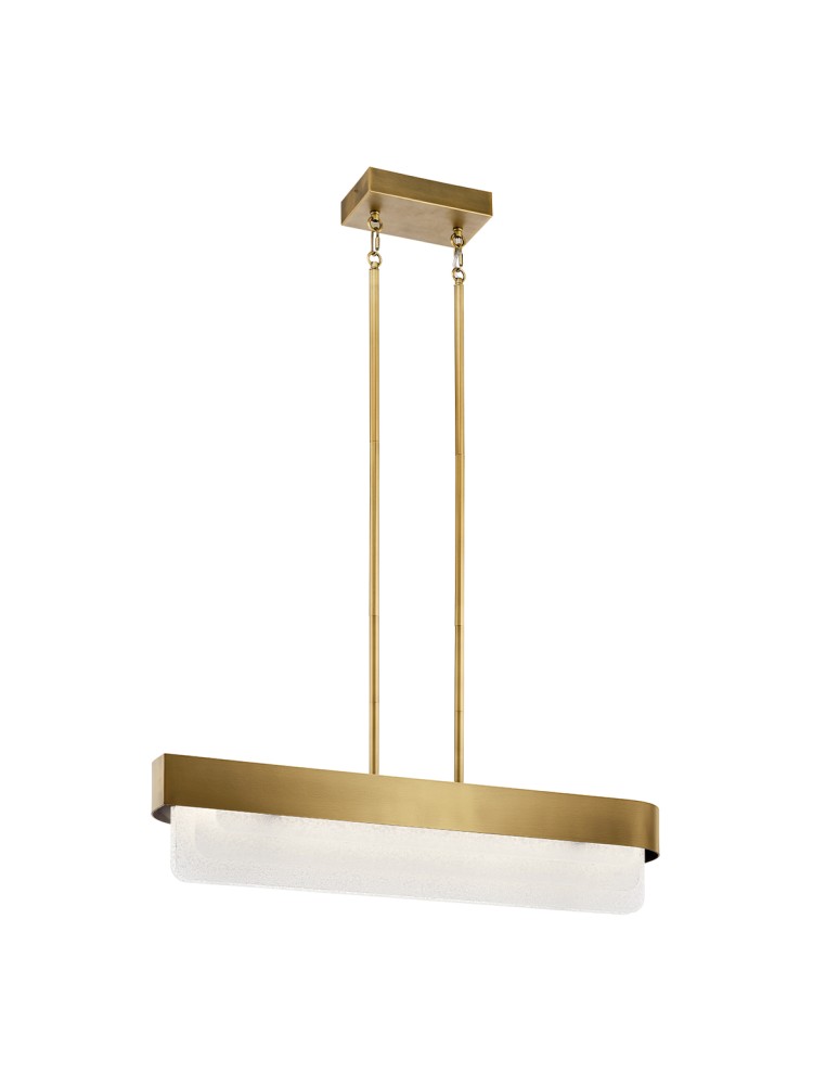 Elstead Lampa wyspowa LED Serene - Naturalny mosiądz KL-SERENE-LED-LP-92-NBR