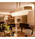 Elstead Lampa wyspowa LED Serene - Naturalny mosiądz KL-SERENE-LED-LP-92-NBR