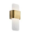 Elstead Kinkiet LED Serene - Naturalny mosiądz KL-SERENE-LED-W-NBR