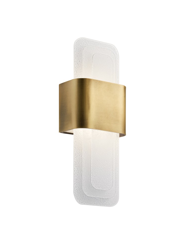 Elstead Kinkiet LED Serene - Naturalny mosiądz KL-SERENE-LED-W-NBR