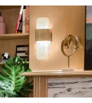 Elstead Kinkiet LED Serene - Naturalny mosiądz KL-SERENE-LED-W-NBR