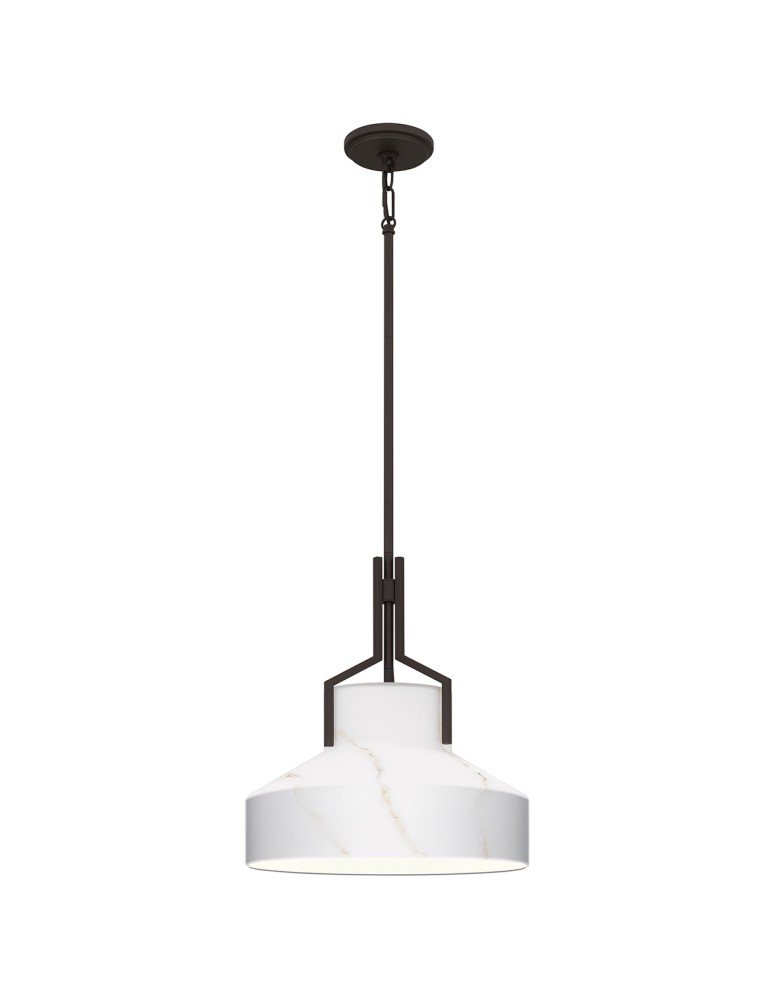 Elstead Lampa wisząca Brecken 2 źródła światła Stary brąz QZ-BRECKEN-2P-OZ-ABG