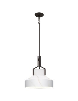 Elstead Lampa wisząca Brecken 2 źródła światła Stary brąz QZ-BRECKEN-2P-OZ-ABG