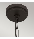 Elstead Lampa wisząca Brecken 2 źródła światła Stary brąz QZ-BRECKEN-2P-OZ-ABG