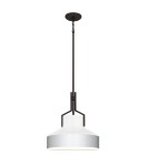 Elstead Lampa wisząca Brecken 2 źródła światła Stary brąz QZ-BRECKEN-2P-OZ-OPAL