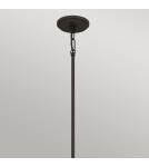 Elstead Lampa wisząca Brecken 2 źródła światła Stary brąz QZ-BRECKEN-2P-OZ-OPAL