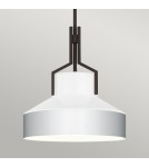Elstead Lampa wisząca Brecken 2 źródła światła Stary brąz QZ-BRECKEN-2P-OZ-OPAL