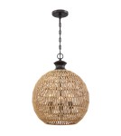 Elstead Lampa wisząca Casablanca 3 źródła światła Palladiański brąz QZ-CASABLANCA-3P-PBZ