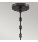 Elstead Lampa wisząca Casablanca 3 źródła światła Palladiański brąz QZ-CASABLANCA-3P-PBZ