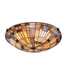 Elstead Plafon Inglenook 2 źródła światła Valiant brąz QZ-INGLENOOK-F-SMALL