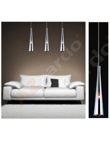 Azzardo CHEMICAL 1xE14 Pendant Chrome AZ0998