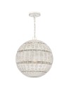 View Elstead Lampa wisząca Lindendale 1 źródło światła Antyczna biel IP44 Zewnętrzna QZ-LINDENDALE-P-AWH