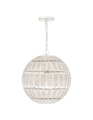 Elstead Lampa wisząca Lindendale 1 źródło światła Antyczna biel IP44 Zewnętrzna QZ-LINDENDALE-P-AWH - product 2