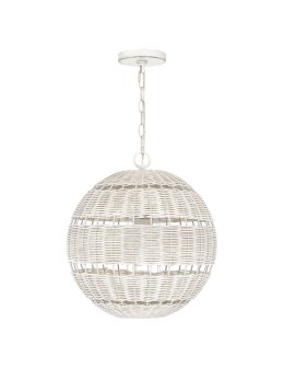 Elstead Lampa wisząca Lindendale 1 źródło światła Antyczna biel IP44 Zewnętrzna QZ-LINDENDALE-P-AWH - produkt 2