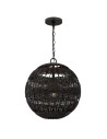 View Elstead Lampa wisząca Lindendale 1 źródło światła Western brąz IP44 Zewnętrzna QZ-LINDENDALE-P-WT