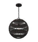 Elstead Lampa wisząca Lindendale 1 źródło światła Western brąz IP44 Zewnętrzna QZ-LINDENDALE-P-WT