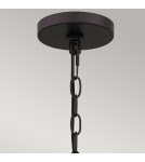 Elstead Lampa wisząca Lindendale 1 źródło światła Western brąz IP44 Zewnętrzna QZ-LINDENDALE-P-WT